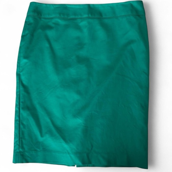Liz Claiborne Emerald Green Ponte Pencil Skirt – Size 8 - Picture 1 of 5